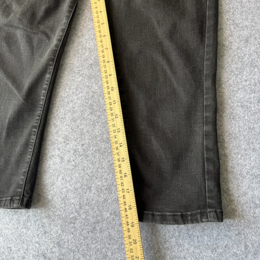 Judy Blue Capri Fit Jeans 9/29 Faded Black Stretch Denim‎